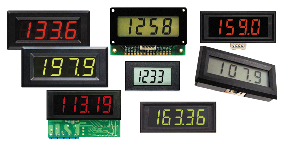 Digital Panel Meters Digital Panel Meter - voltmeters, ammeters, frequency meters