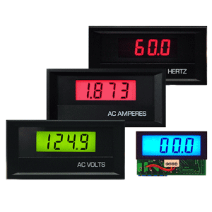Digital dc voltmeters and dc ammeters scalable range digital panel meter: dc voltmeters and dc ammeters.