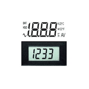 Miniature LCD Panel Meter: dc voltmeters digital panel meters - miniature lcd voltmeters