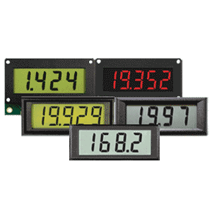 Panel Meter: fixed range dc voltmeters Digital panel meters - fixed range dc voltmeters