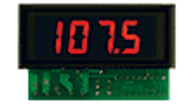 bezel mount loop powered 4-20mA DC panel meter Bezel mount scalable digital panel meter - Loop powered 4-20mA DC panel meters